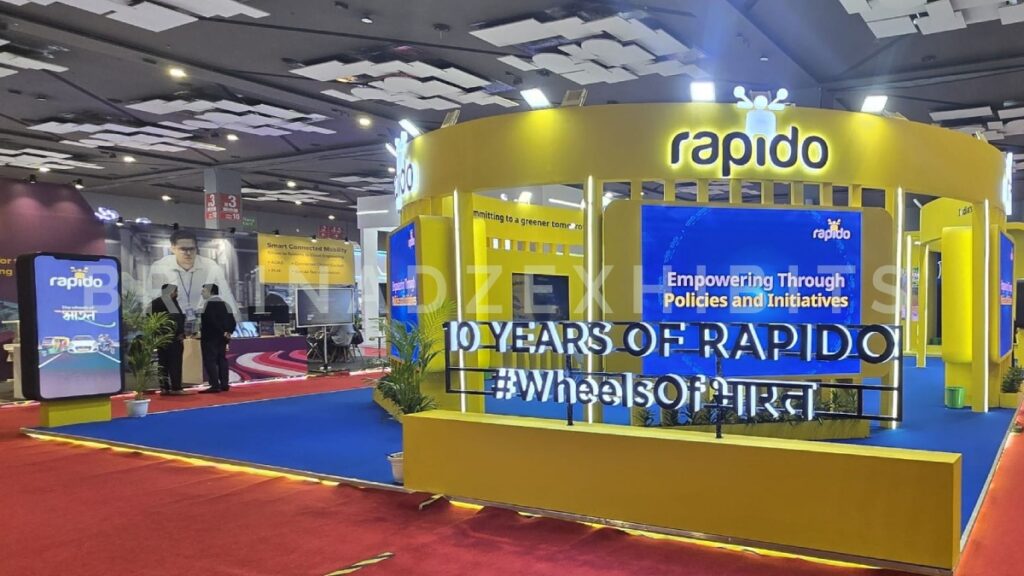 Rapido  
Bharat Mobility Global Expo in New Delhi